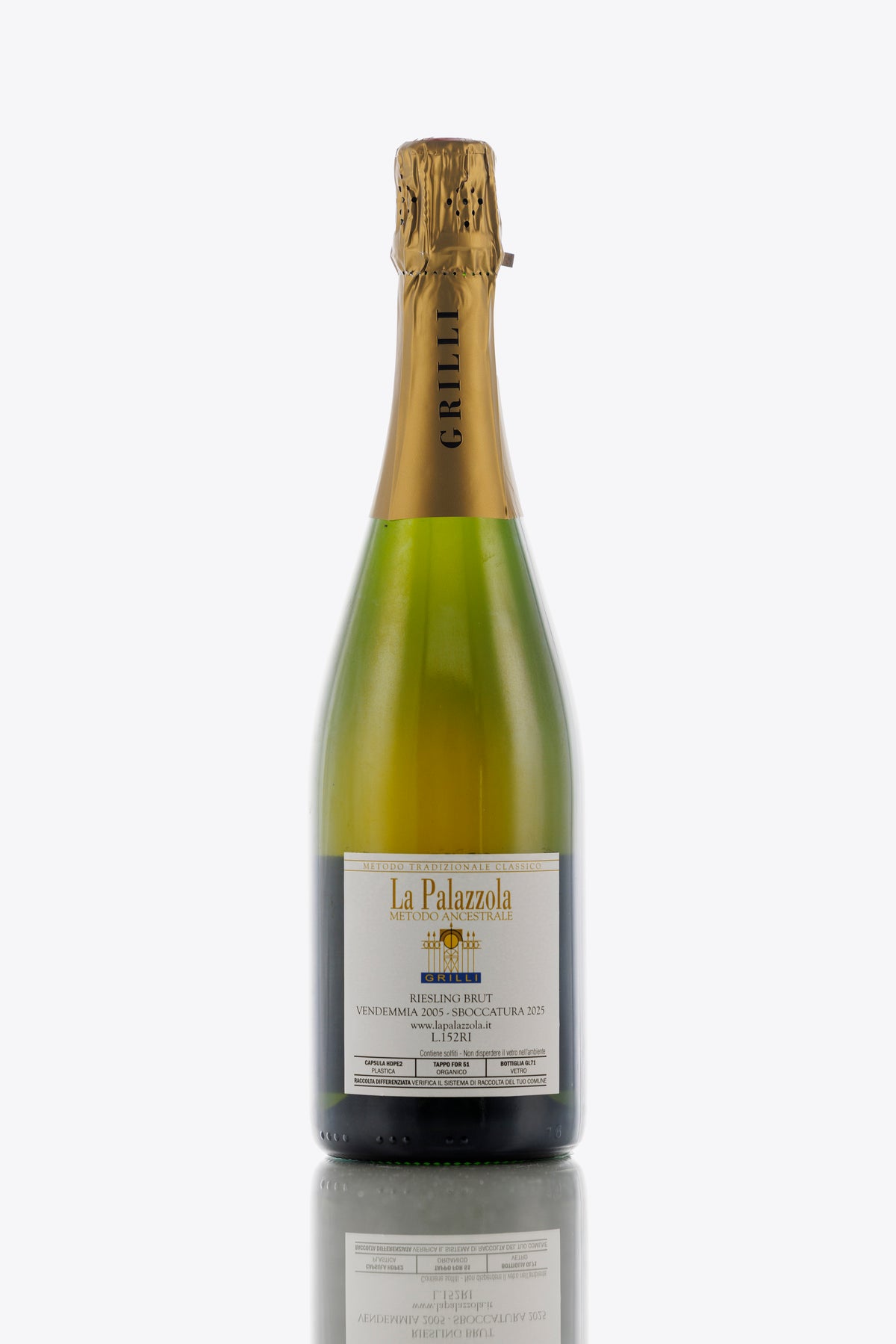La Palazzola Riesling Brut "Collezione" 2005 (Sbocc. 2025)