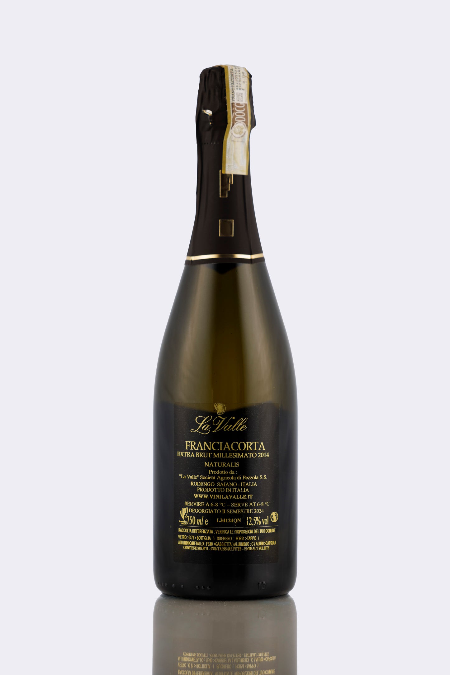 Naturalis Franciacorta DOCG Extra Brut Millesimato 2014 – La Valle